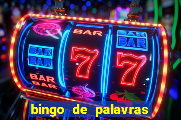 bingo de palavras de natal